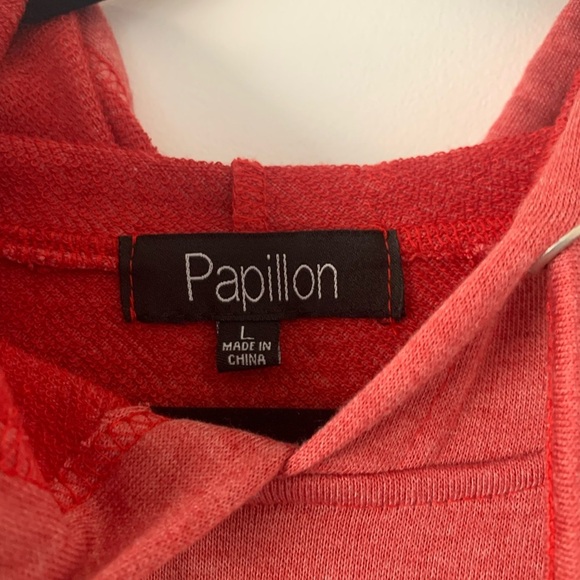 Papillon Blanc Sleeveless Red Dress - Picture 2 of 4